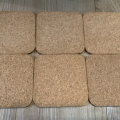 ゴッホ風絵画のコースター6点セット　裏コルクの画像