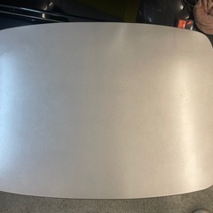 【中古】¥1,500 折りたたみ式テーブル　座卓　シルバー【I I063】の画像