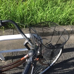 26インチ シティサイクル ブラウン｜2021年購入｜防犯登録解除済・鍵2本付き｜即乗車OK！の画像