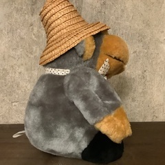 PEANUT CLUB ハットしてゴリラ 「ハッ！ト」してゴリラ　ぬいぐるみ　麦わら帽子　レトロの画像
