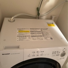 SHARP ドラム式洗濯乾燥機 ES-S7E 女性ワンオーナーの画像
