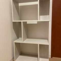 お譲り先決定【全木目調】飾り棚　フリーラックの画像