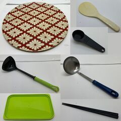 キッチン用品詰め合わせ(やかん、ざる、茶こし、ガラス皿 等)の画像