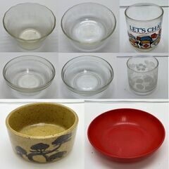 キッチン用品詰め合わせ(やかん、ざる、茶こし、ガラス皿 等)の画像