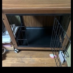 ペットケージ　木製　新品ですが写真を撮るのに組み立てましたの画像