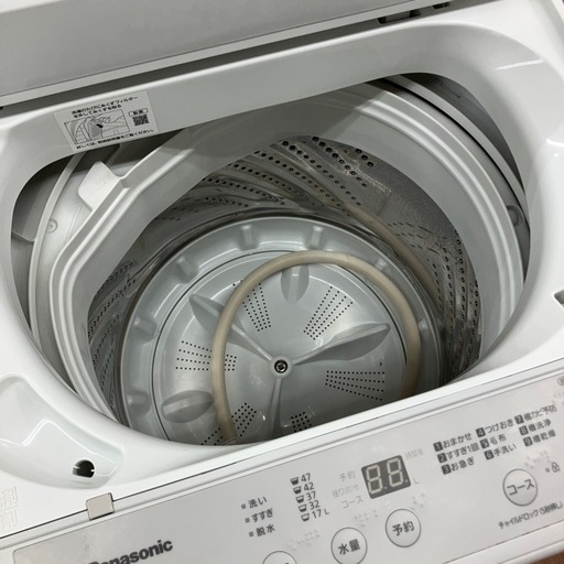 【安心の6ヶ月保証】 5.0kg 全自動洗濯機 Panasonic 2021年製