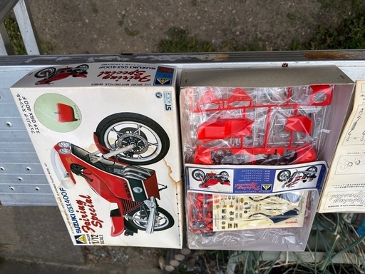 No.112 アオシマ　旧俺のマシーン　スズキ　GSX400F 佐田さんもお好きなプラモデル　1/12