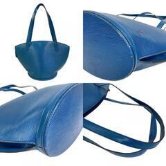 ルイヴィトン LOUIS VUITTON トートバッグ エピ サン・ジャックショッピング M52265 ブルーの画像