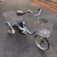 電動アシスト自転車 BRIDGESTONE アシスタ 三輪ワゴンの画像