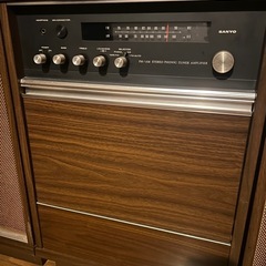 【アンティーク】レコードプレーヤーの画像