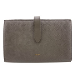 セリーヌ CELINE 二つ折り財布 ラージ ストラップウォレット 長財布 10B633BFP グレーの画像