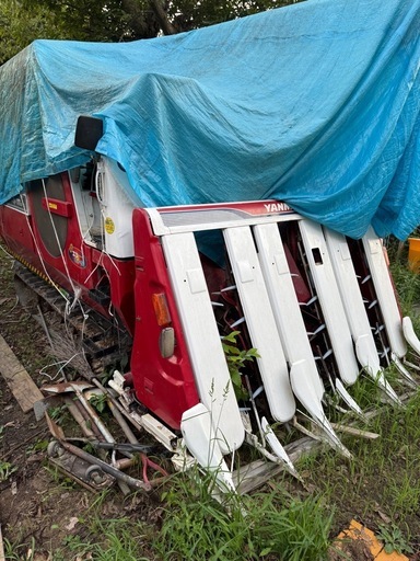 ヤンマーコンバイン6条刈り