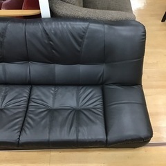 【トレファク神戸新長田店 買取/販売】取りに来られる方限定！ブラックカラーのソファーベッドです。の画像