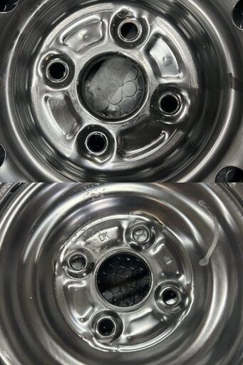 【YOKOHAMA BluEarth S73AV 165/70R14】夏タイヤ【TOYOTA トヨタ 純正ホイール 14インチ 5J4