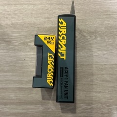 ◇【未使用品】バートル 24V エアークラフト ファン・バッテリーセット マットブラック AC09-1 BURTLEの画像
