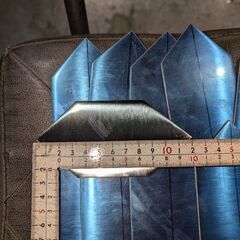 値下げ❗ステンレス菱形プレート③❗の画像