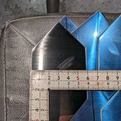 値下げ❗ステンレス菱形プレート③❗の画像