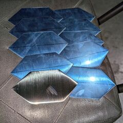 値下げ❗ステンレス菱形プレート③❗の画像