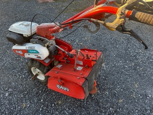 クボタTA6耕運機6.2馬力ハンドル調整可、正、逆転ロータリー埼玉県
