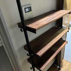 オープンラック　スリム　突っ張り棒の画像