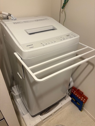 日立 洗濯機　HITACHI BW-G70J 2023年新品購入　美品