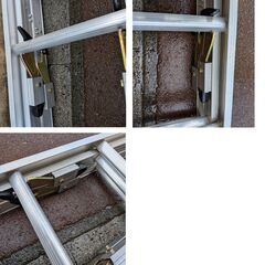 アルインコ　3連スライダ　CX3-83　全長8.33m　収納長3.48m　重さ20.3kg　3連 はしごの画像
