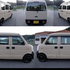 エブリイ DA64バンハイルーフ 車検令和9年1月6日走行14万km 【外装オールペン/AT/パワステ/ABS/キーレス/ETC/エアコン OK/バリ山タイ ヤの画像