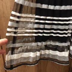 グレースコンチネンタル Diagram【美品】チュールロングワンピース ボーダーの画像