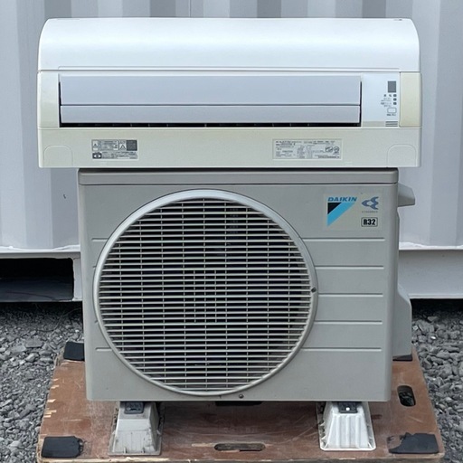 取付け可 ! !◇ダイキン エアコン 6畳用 2017年 お掃除機能 内部クリーン 100V AN22UCSK高圧洗浄済み ! 保証付