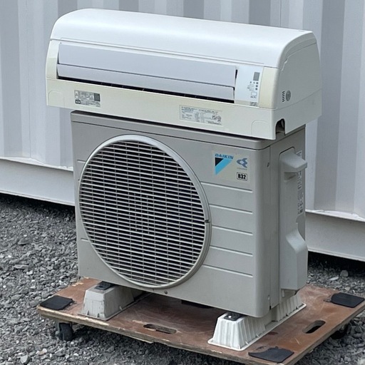 取付け可 ! !◇ダイキン エアコン 6畳用 2017年 お掃除機能 内部クリーン 100V AN22UCSK高圧洗浄済み ! 保証付