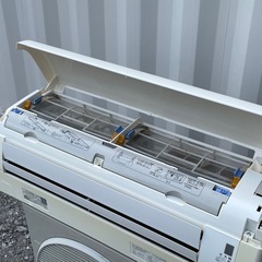 取付け可 ! !◇ダイキン エアコン 6畳用 2017年 お掃除機能 内部クリーン 100V AN22UCSK高圧洗浄済み ! 保証付き ! !の画像