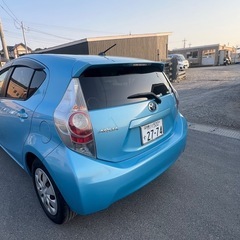 トヨタアクア長い車検付きの画像