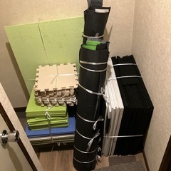 ⚫️【9/9〜25間で引取希望】使用済/防音パネルカーペット等➕ダイケン遮音シートカット済の画像