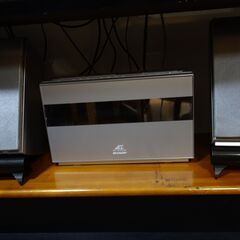 ミニコンポセット　オーディオケーブル2種と光ケーブル付きの画像