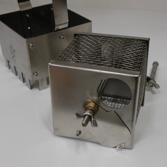 Dr.ZOO ステンレス製 コーヒーロースター 遠赤コーヒー焙煎キット 珈琲/自家焙煎器/手回し/おしゃれ/チタンメッシュ/アウトドア/キャンプの画像