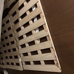 ダブルベッド用　折りたたみすのこの画像