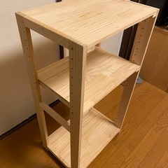 【あげます】ニトリ パインラック マンクス4330(2段)の画像