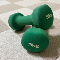 ダンベル　3kg2個の画像