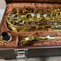 YAMAHA ヤマハ アルトサックス YAS-32 ゴールドラッカー仕上げ ケース付きの画像