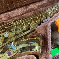 YAMAHA ヤマハ アルトサックス YAS-32 ゴールドラッカー仕上げ ケース付きの画像