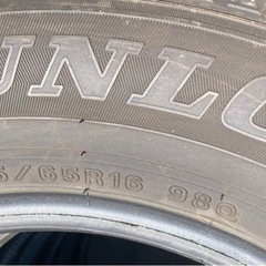 DUNLOP 215/65R16 24年製冬タイヤ【♯あ-7 ②】