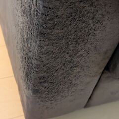 【難あり】猫が傷つけたソファーの画像