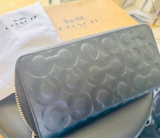 coach コーチ長財布（黒）