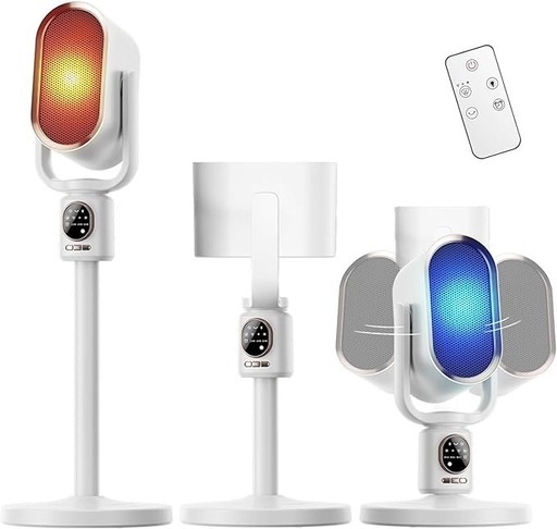 2025新登場 冷暖兼用 2秒瞬間加熱】セラミックヒーター タワーファン