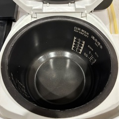 【お渡し場所相談可】三菱 炊飯ジャー IH式 5.5合 家族用におすすめ！2017年製の画像