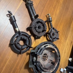 【業務用ガスコンロ】鉄製コンロ・部品セットの画像