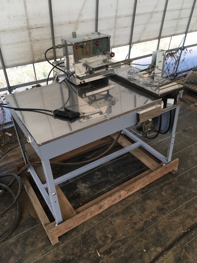 ☆購入予定者決定☆　長ネギ皮むき機、根切り機