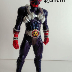 仮面ライダー響鬼　ビッグサイズソフビ　約31cm　フィギュア　7個セットの画像