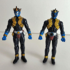 仮面ライダー響鬼　ビッグサイズソフビ　約31cm　フィギュア　7個セットの画像