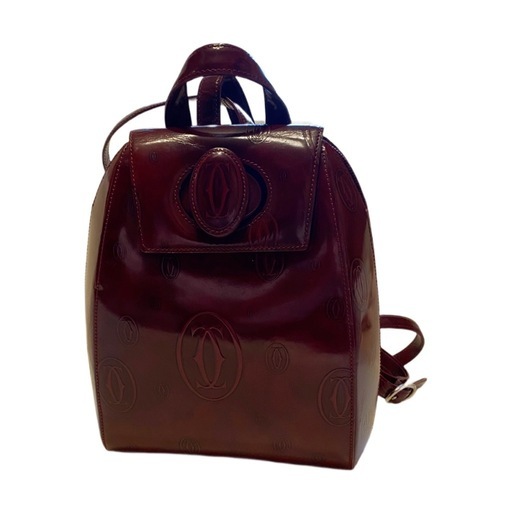 美品 CARTIER カルティエ ハッピーバースデー エナメル リュック【中古】